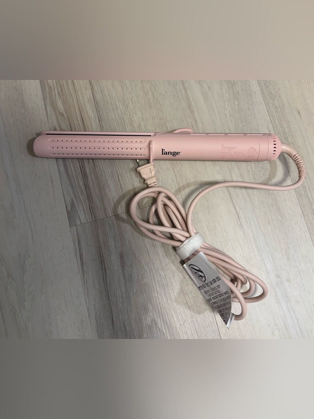 Lange 2 in 1 hair straightener & curling iron